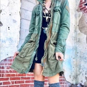 Free people colorblock army parka
